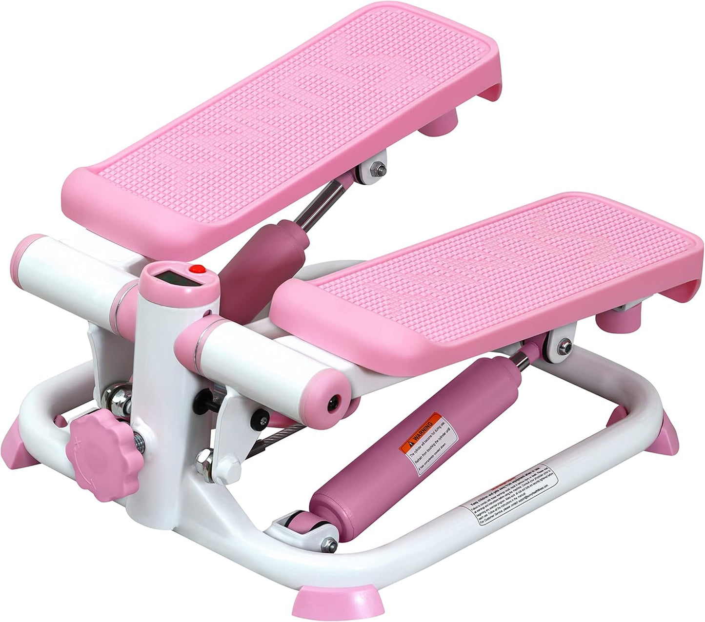 Sunny Health & Fitness Mini Steppers for Exercise at Home, Stair Step Workout Machine with Optional Resistance Bands, Full Body Cardio Equipment, Optional Free SunnyFit App Connection Smart Stepper