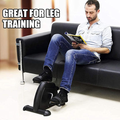 Mini Exercise Bike, AGM Under Desk Bike Pedal Exerciser Foot Cycle Arm & Leg Pedal Exerciser with LCD Screen Displays